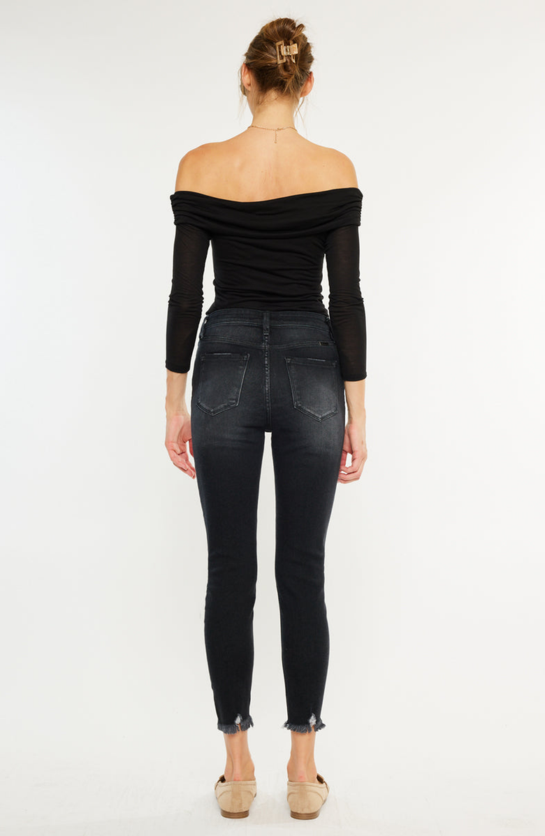 KanCan Tiara High Rise Ankle Skinny Jeans, Alternate, color, Dark Gray