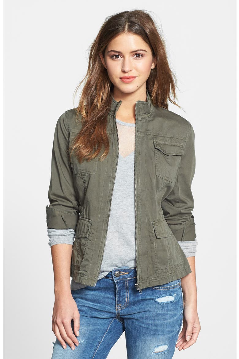 Utility Jacket, Main, color, OLIVE GROVE