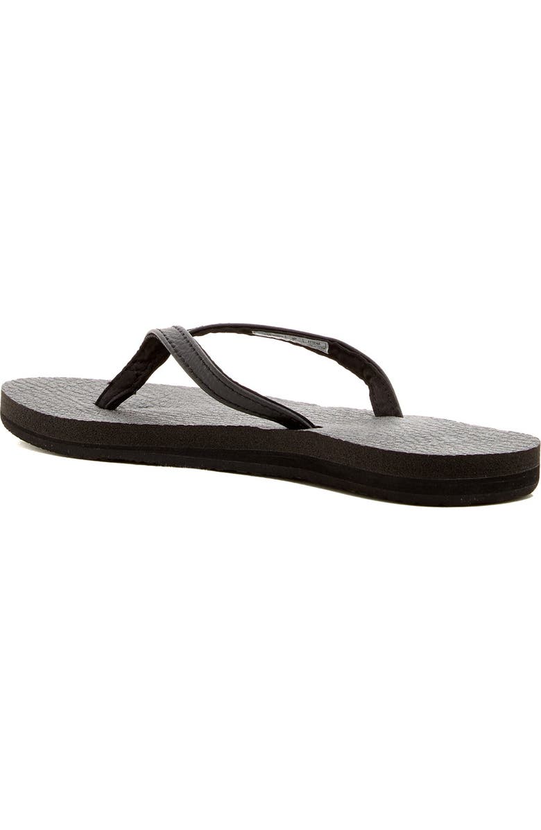 Sanuk Yoga Spree 4 Flip Flop, Alternate, color, Black