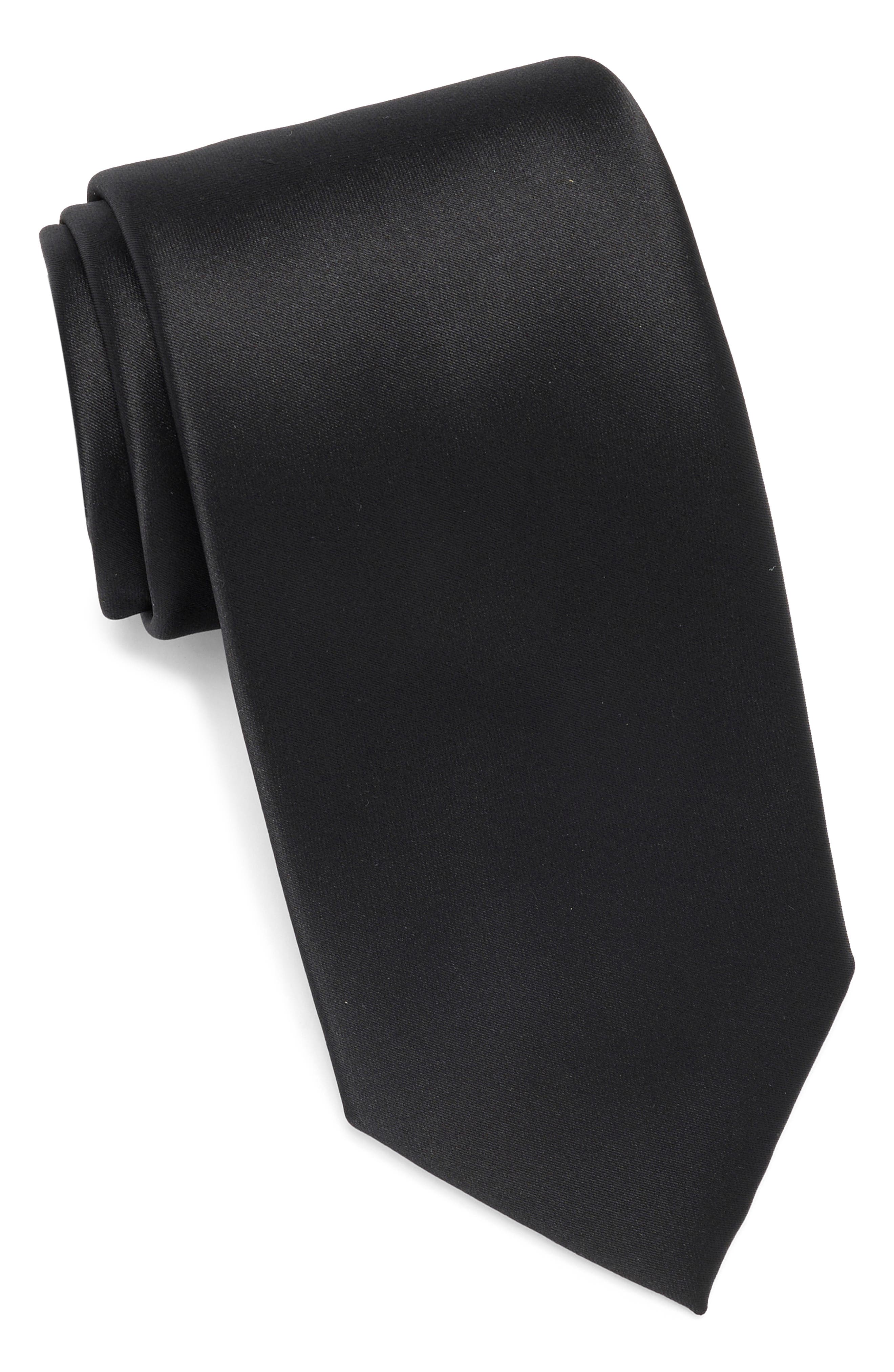 NORDSTROM RACK Solid Satin Tie
