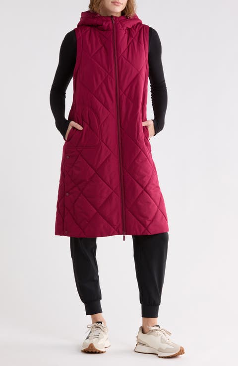 Longline Quilted Vest