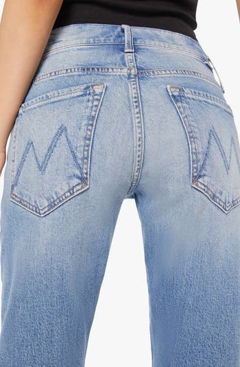 Lil' Hiker Hover Mid Rise Slim Straight Leg Jeans