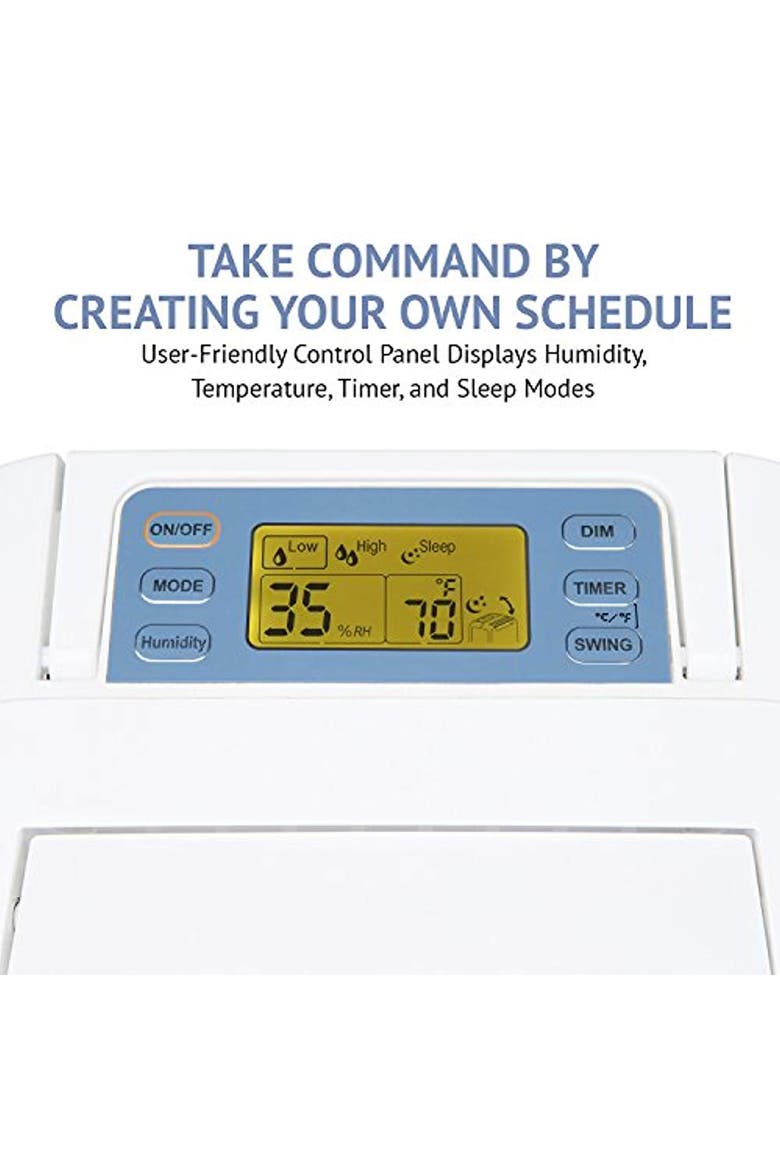13-Pint Small-Area DesIccant Dehumidifier for Bedroom or Bathroom for Spaces Up to 270 Sq Ft, Alternate, color, White