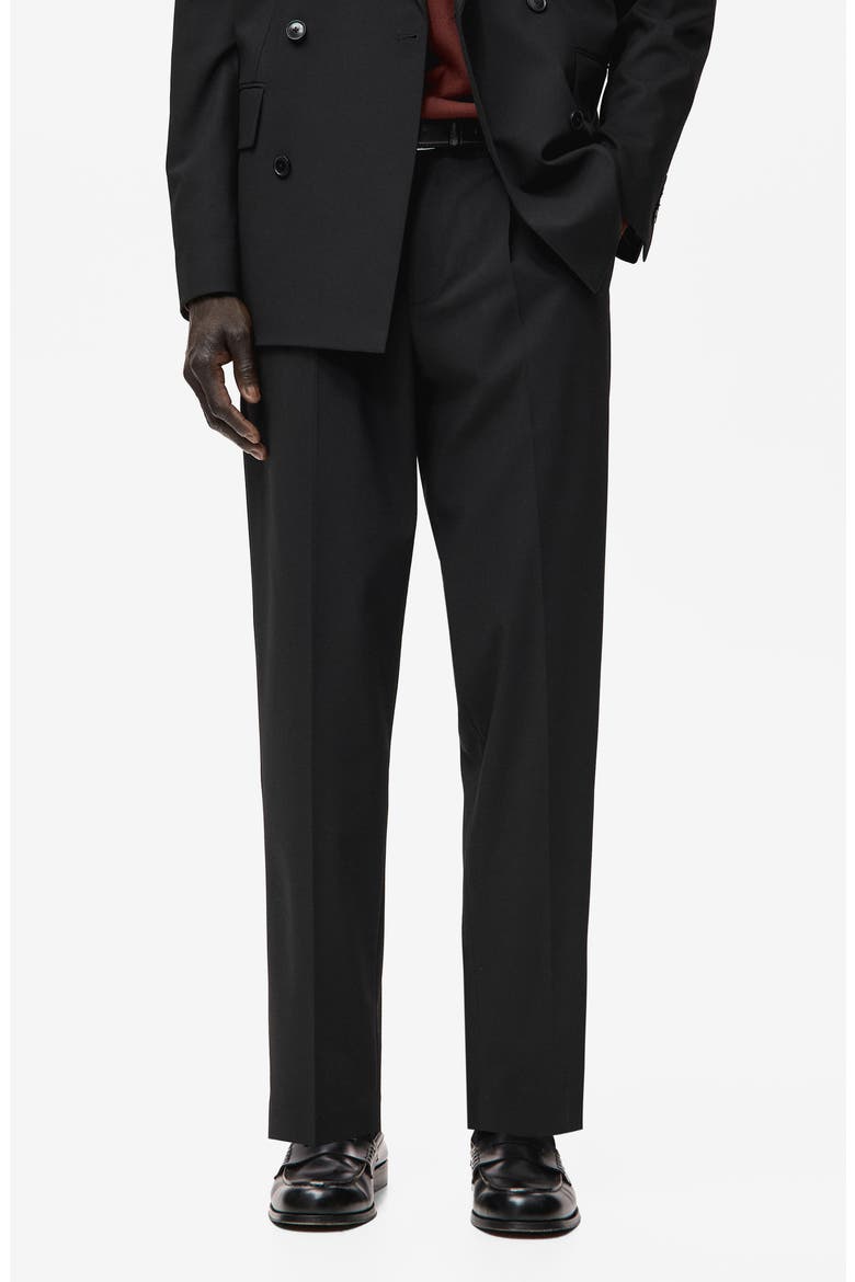 Boston Regular Fit Suit Pants, Main, color, BLACK