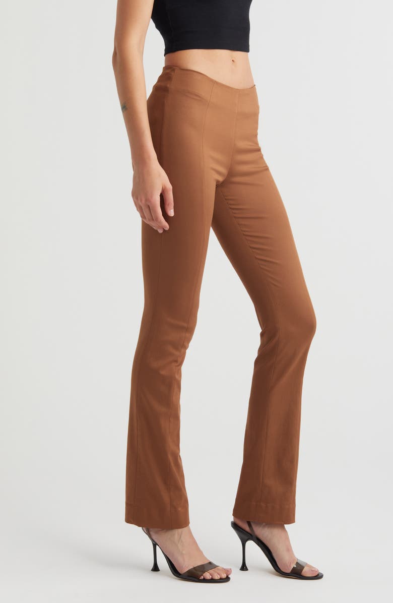 Mistress Rocks Flare Pants, Alternate, color, Brown