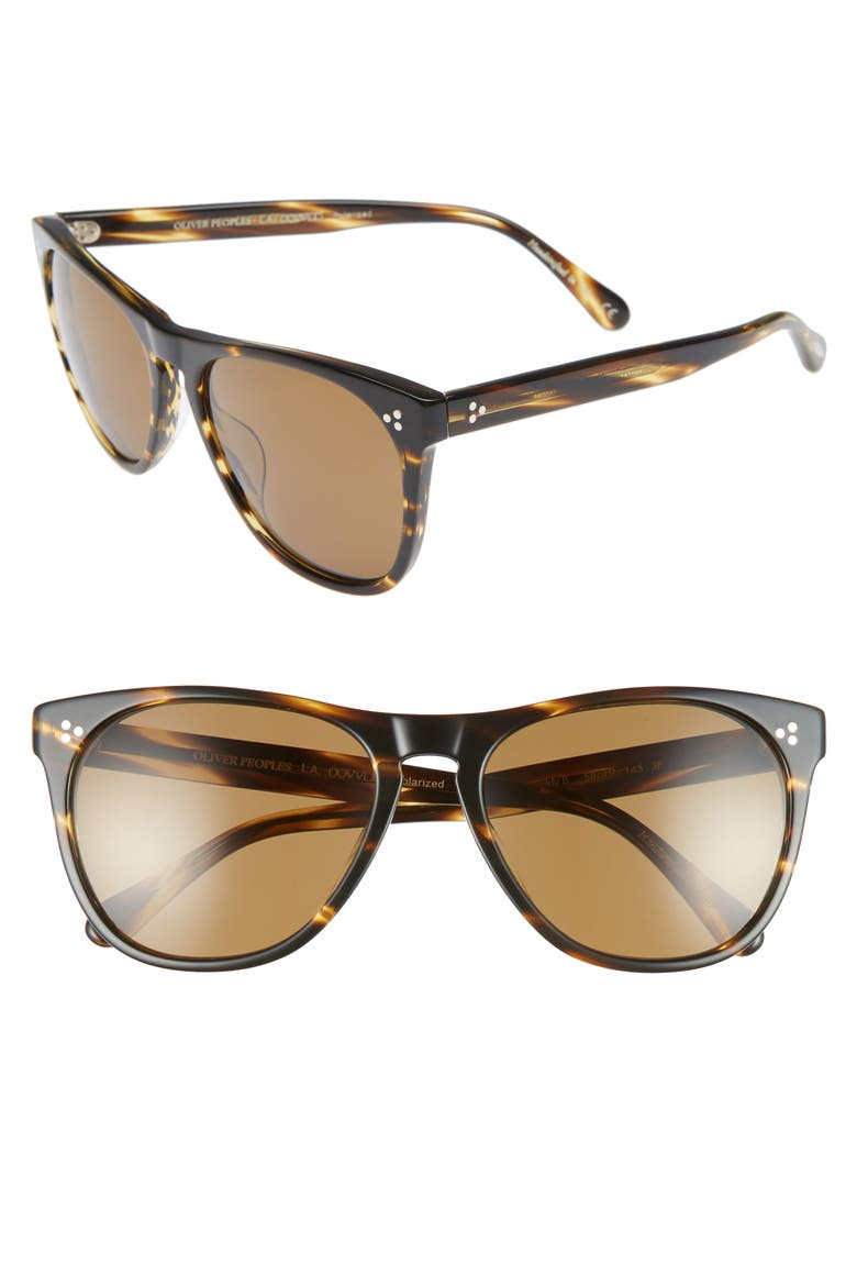 Daddy B 58mm Polarized Sunglasses, Main, color, COCOBOLO