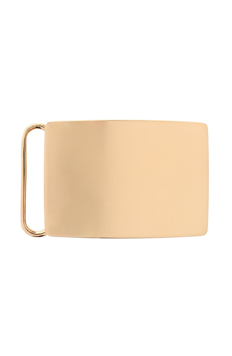 Trafalgar 30mm 24K Gold Over Brass Compression Belt Buckle, Main, color, Gold