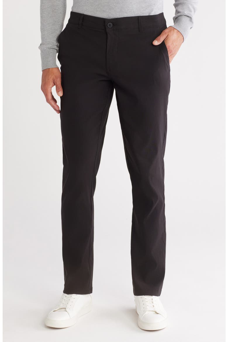 Essential Tech Chino Pants, Main, color, BLACK