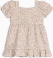 KENDI by Colored Organics Organic Celine Muslin Square Neck Dress