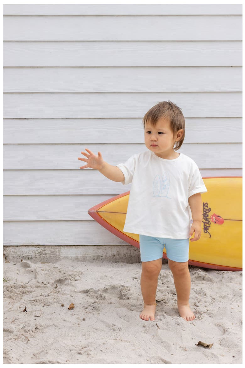 Oversized Tee Set for Baby Boy, Alternate, color, Blue