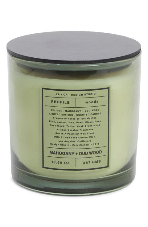 Mahogany & Oud Wood Jar Candle