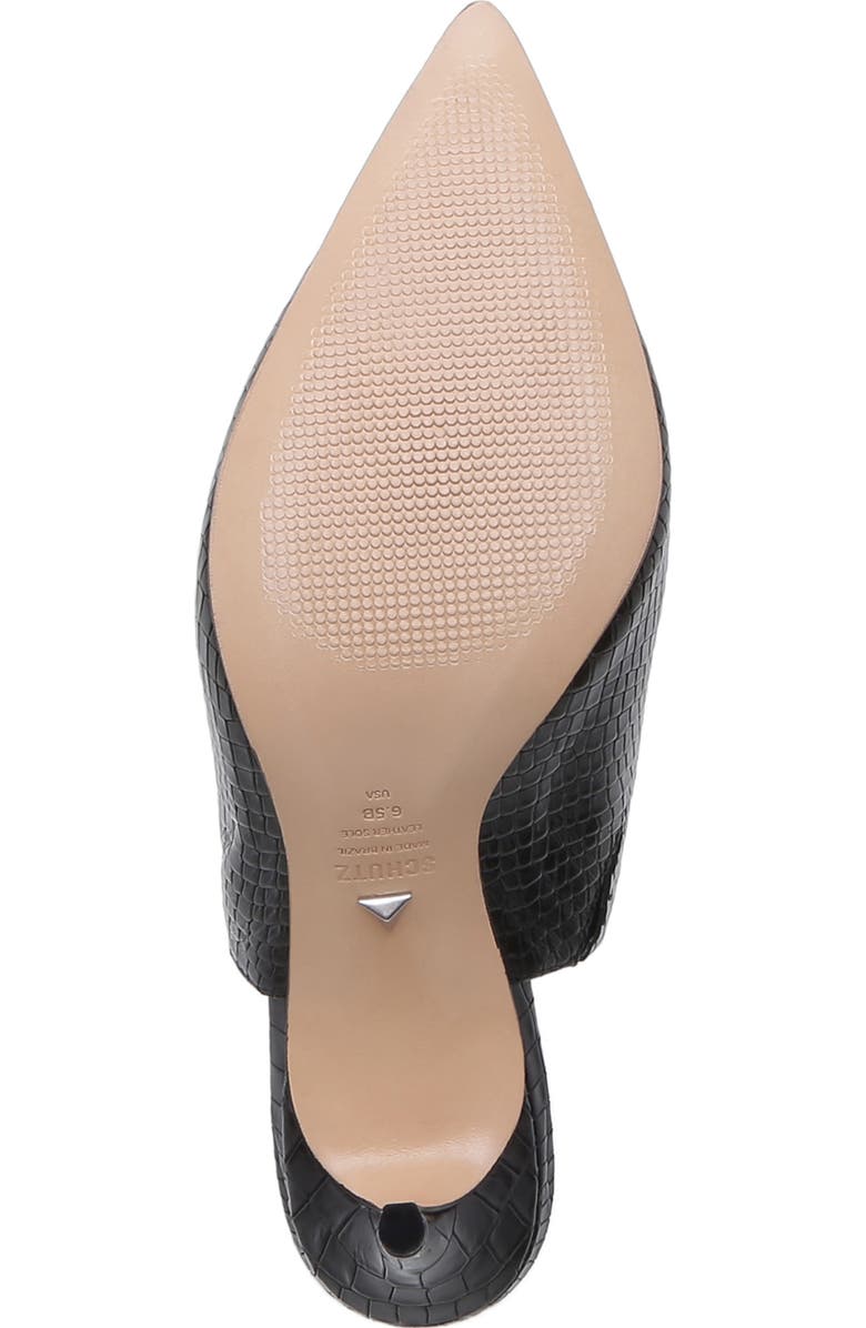 Schutz Bardot Pointed Toe Mule, Alternate, color,