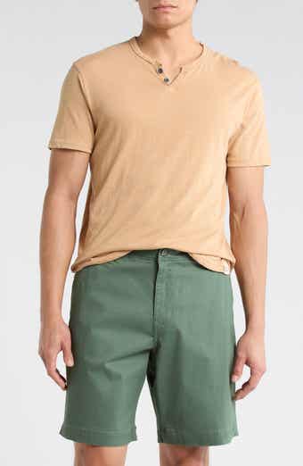Button Notch Neck T-Shirt
