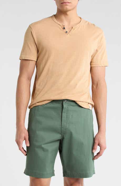 Lucky Brand Button Notch Neck T-Shirt