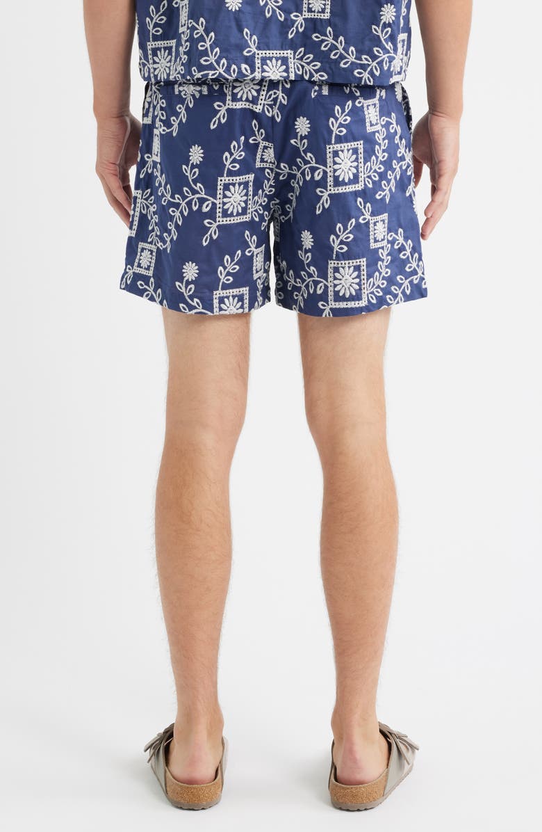 RIZORT Grecian Shorts, Alternate, color, Blue