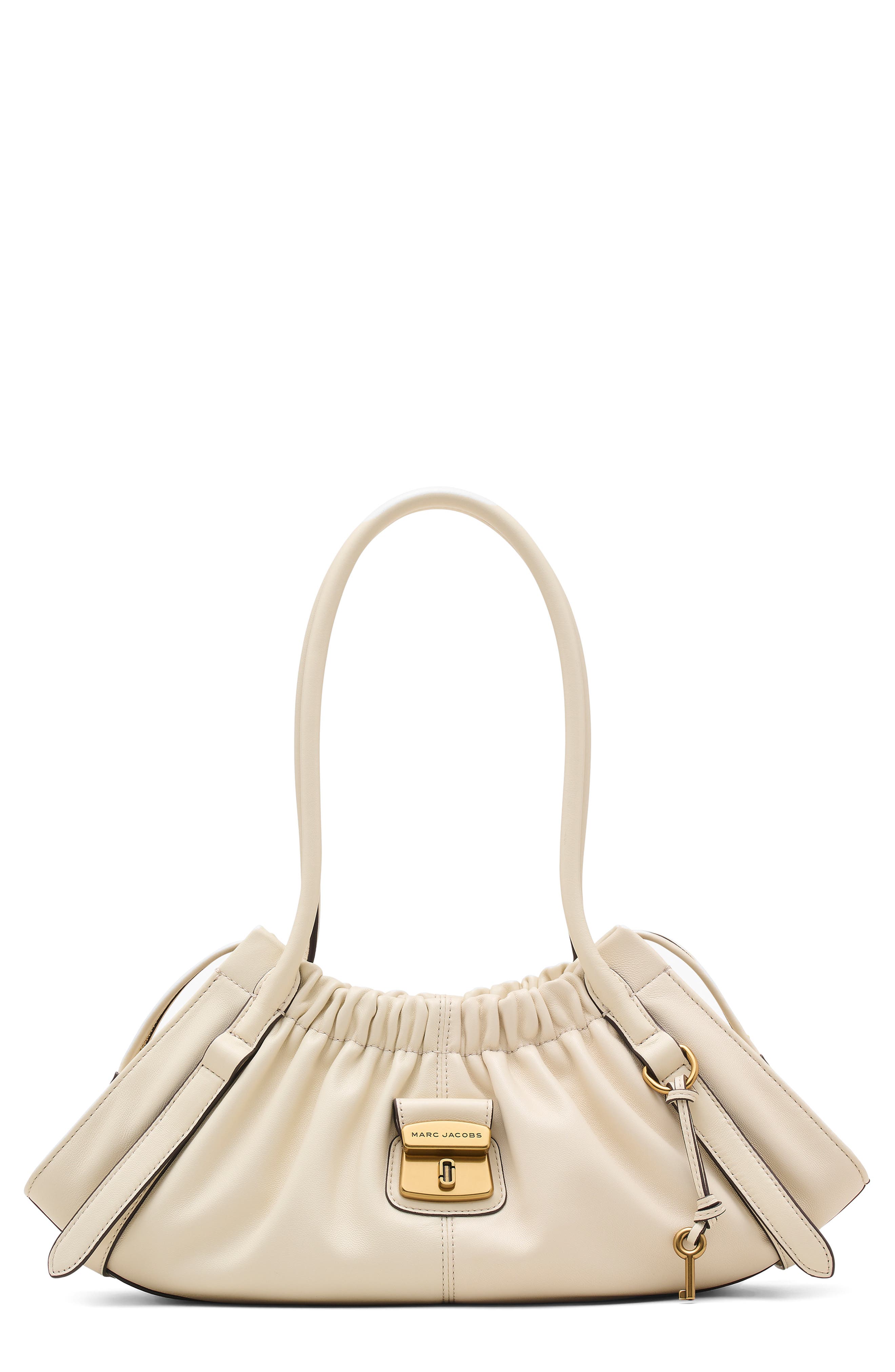 Marc Jacobs The Cristina Large Shoulder Satchel, Main, color, Ivory