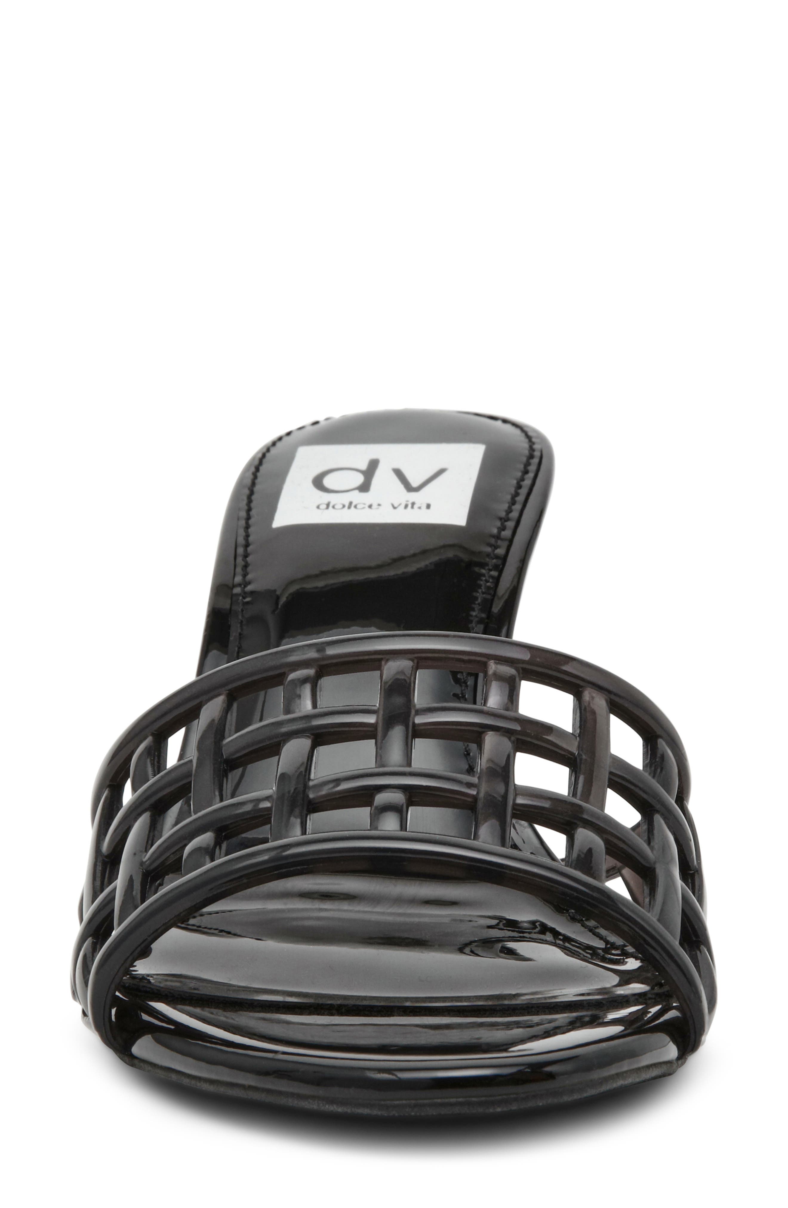 DV by Dolce Vita Cristoff Caged Slide Sandal, Alternate, color, Smoke