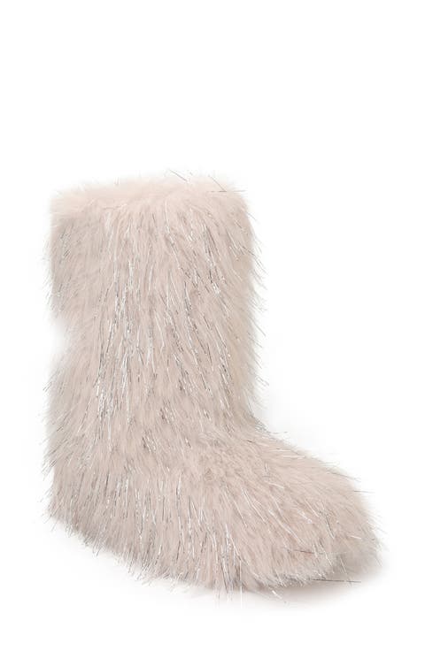 Fuzzy Faux Fur Boot
