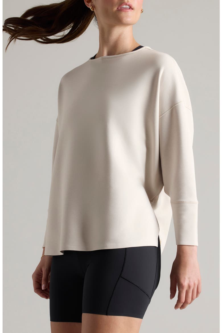 DreamGlow Pullover Sweatshirt, Main, color, SAND