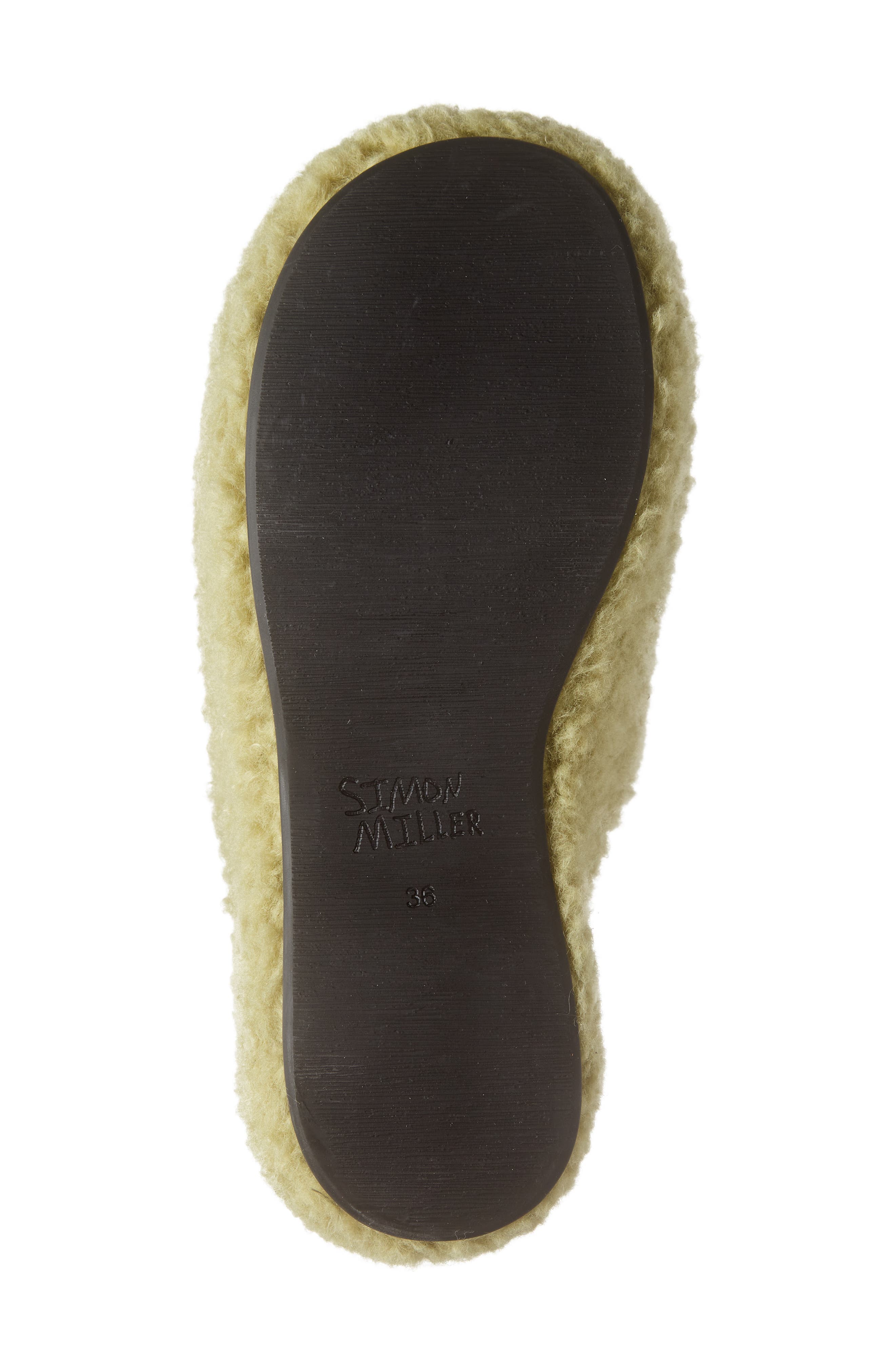 Simon Miller Faux Shearling Bubble Clog, Alternate, color, 