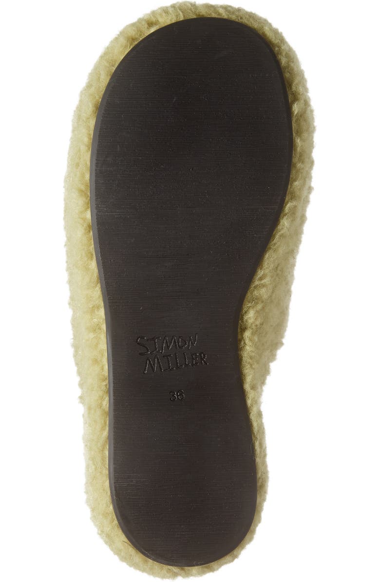 Simon Miller Faux Shearling Bubble Clog, Alternate, color,