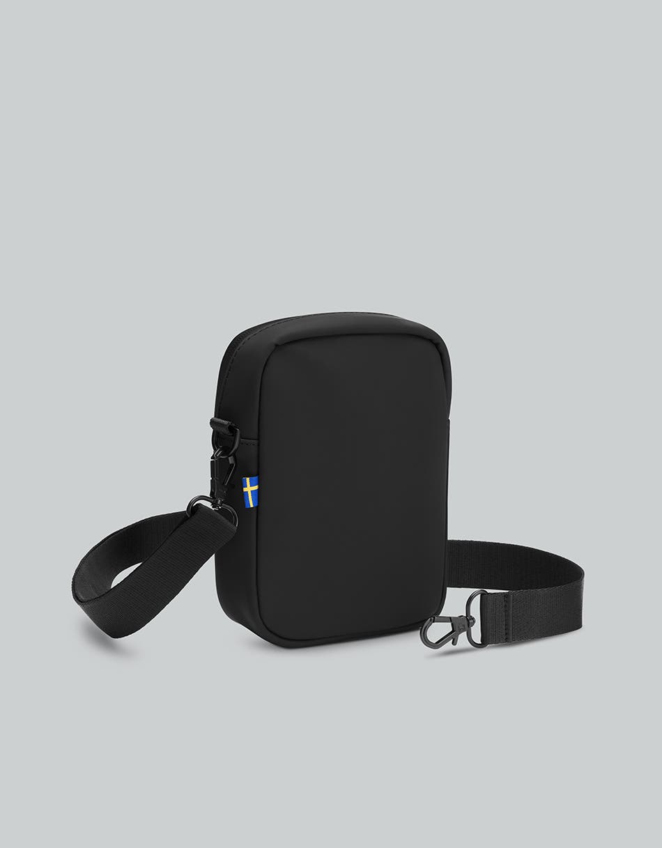 Gaston Luga Däsh Verti Crossbody  - Black, Alternate, color, Black
