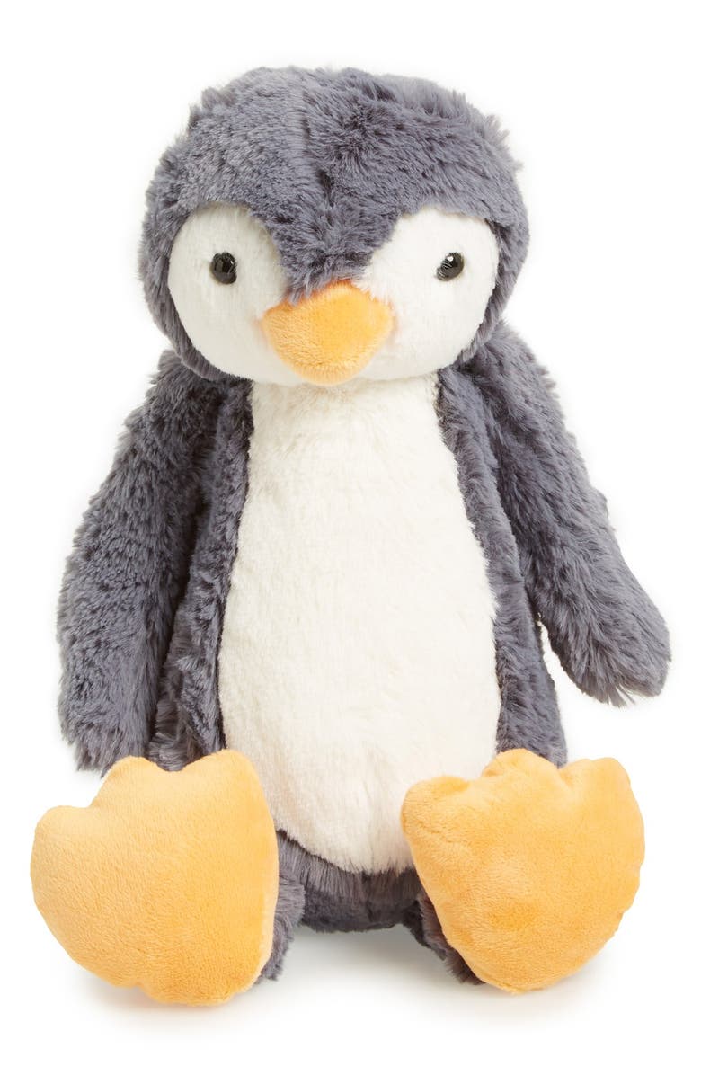 Jellycat Medium Bashful Penguin Stuffed Animal, Main, color, 