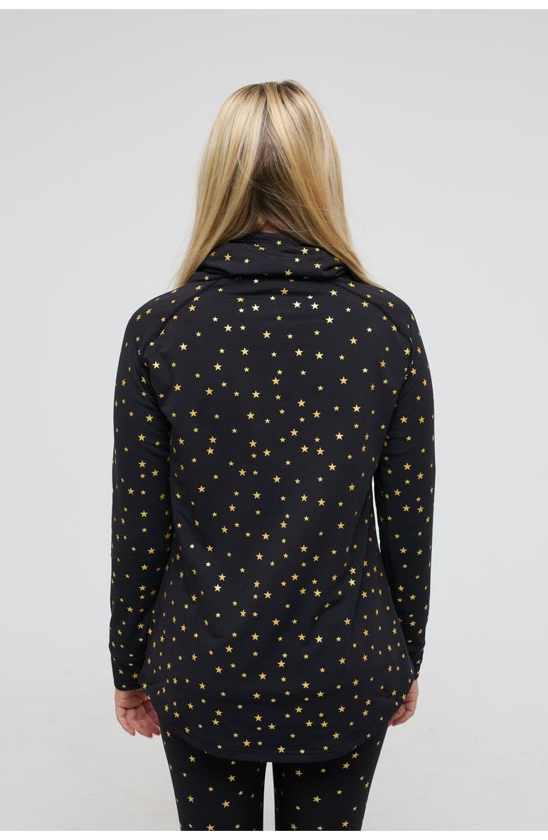 OOSC High Neck Baselayer Top - Shining Star Women's, Alternate, color, Black