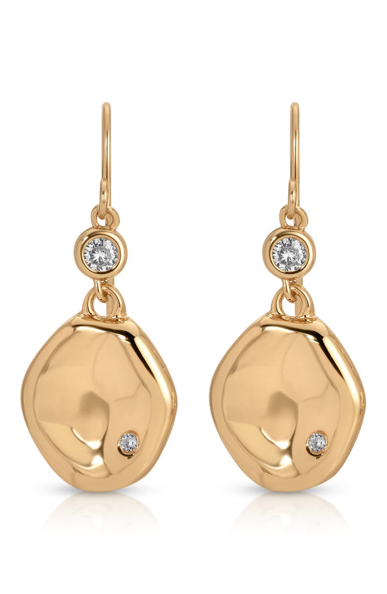 Ettika Circular Drop Earrings, Alternate, color, Gold