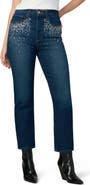 Joe's Margot Crystal Slim Ankle Jeans