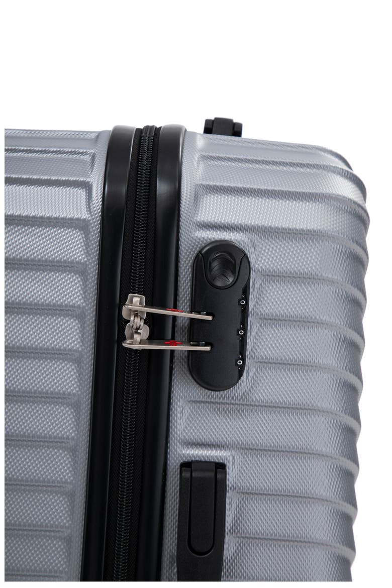 Steelara 3-Piece Hardside Luggage Set, Alternate, color, TITANIUM SILVER