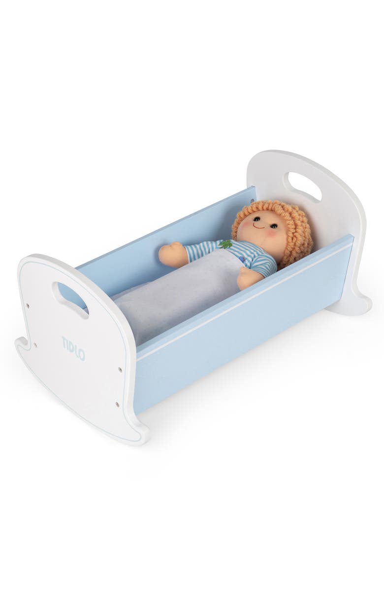 Tidlo Doll's Cradle, Alternate, color, Blue