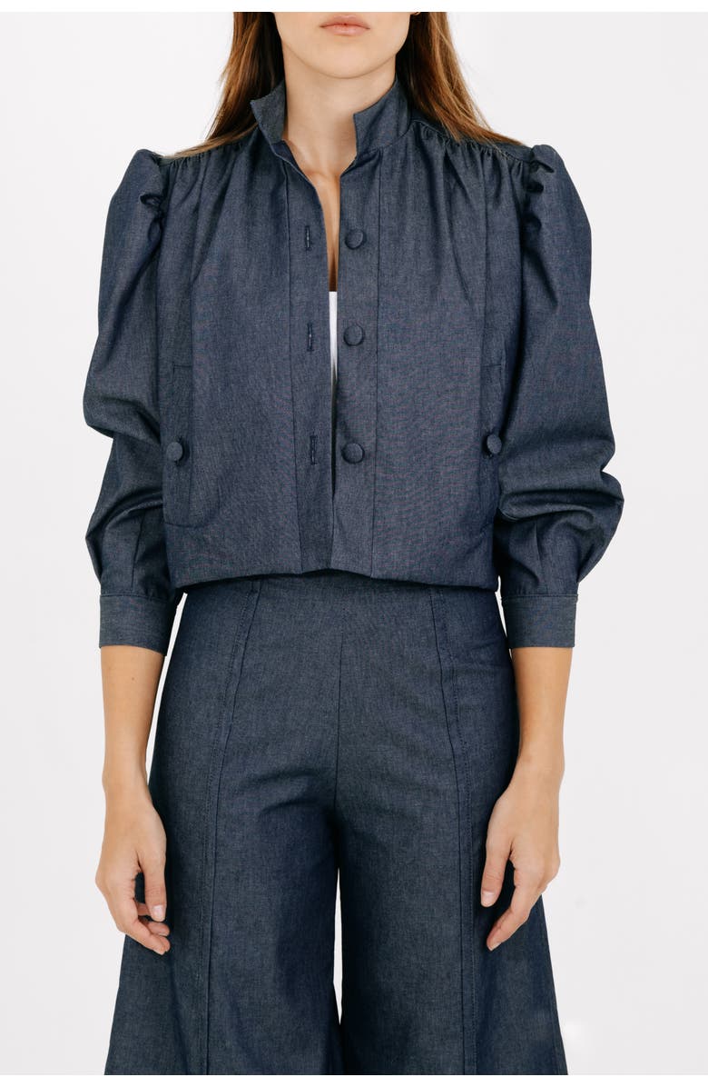 Valentina Gordon Cove Jacket, Main, color, Dark Denim