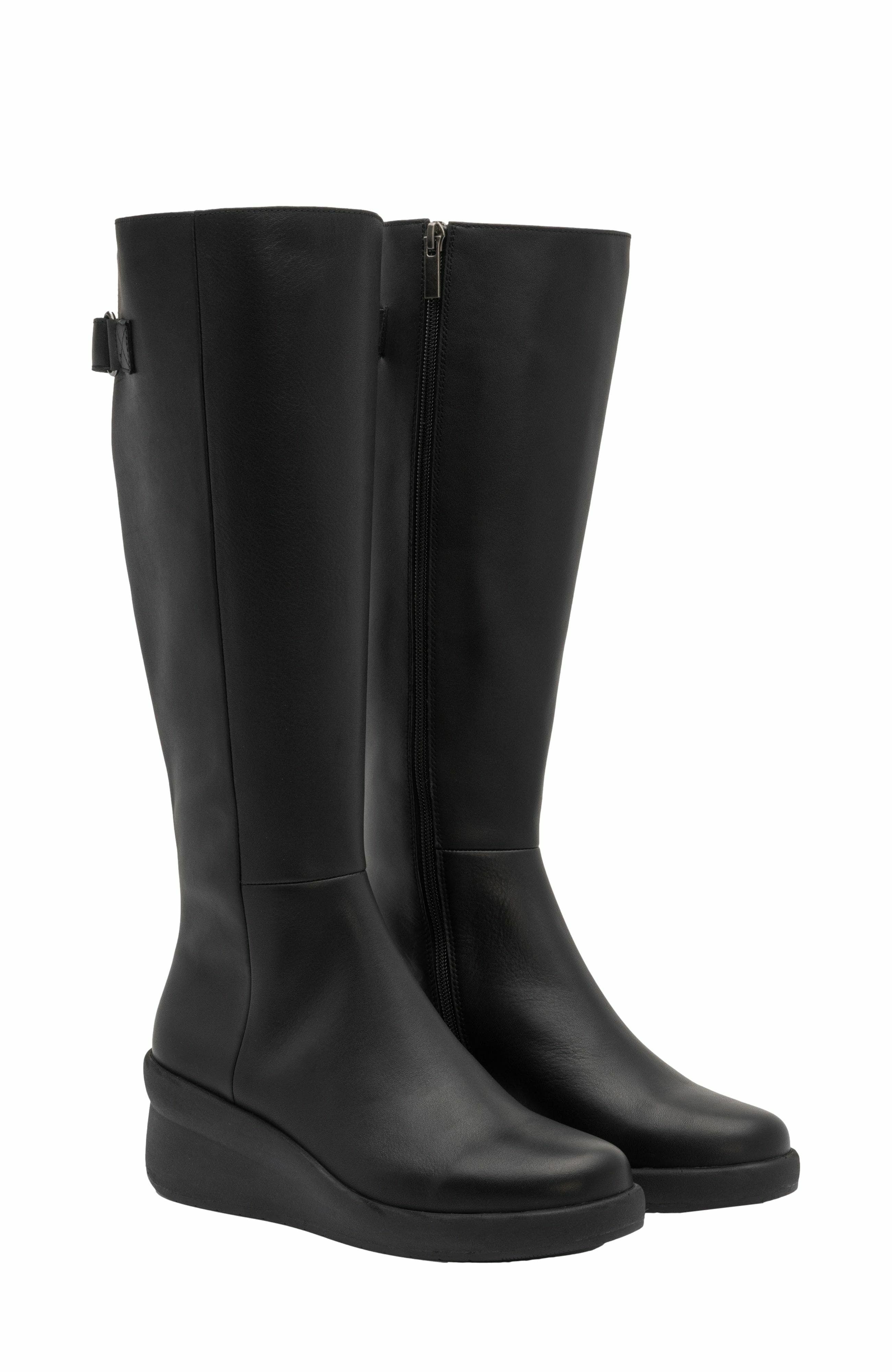 ABEO Passage Tall Boot, Alternate, color, Black - Regular