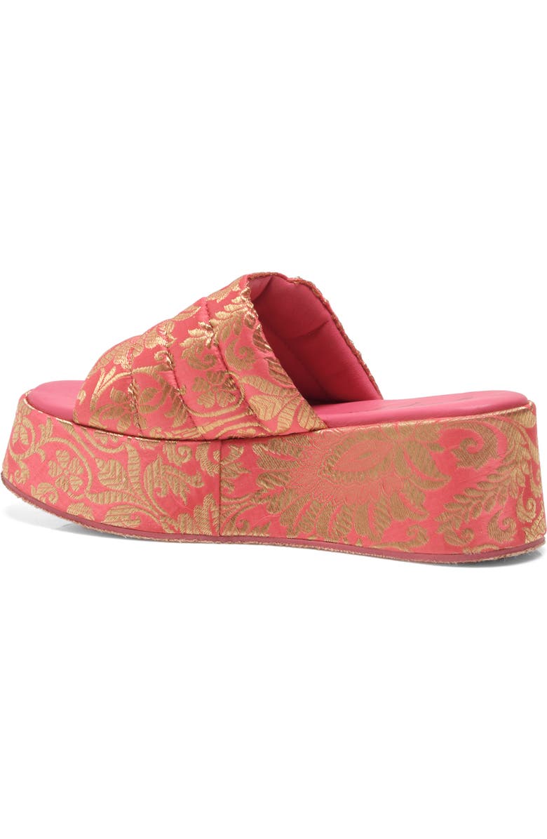 Free People Almost Paradise Brocade Platform Sandal, Alternate, color,