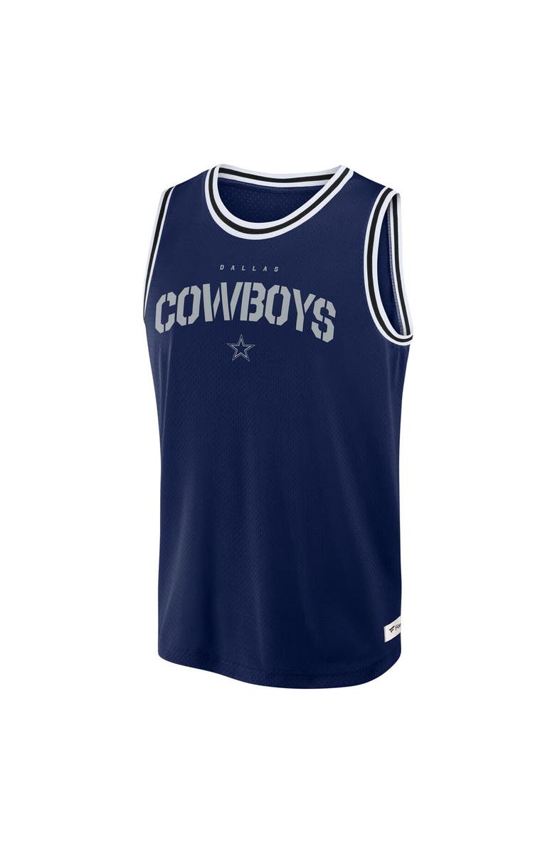 FANATICS Men's Fanatics Navy Dallas Cowboys Elements Future Ground Jersey Tank Top, Alternate, color, Navy