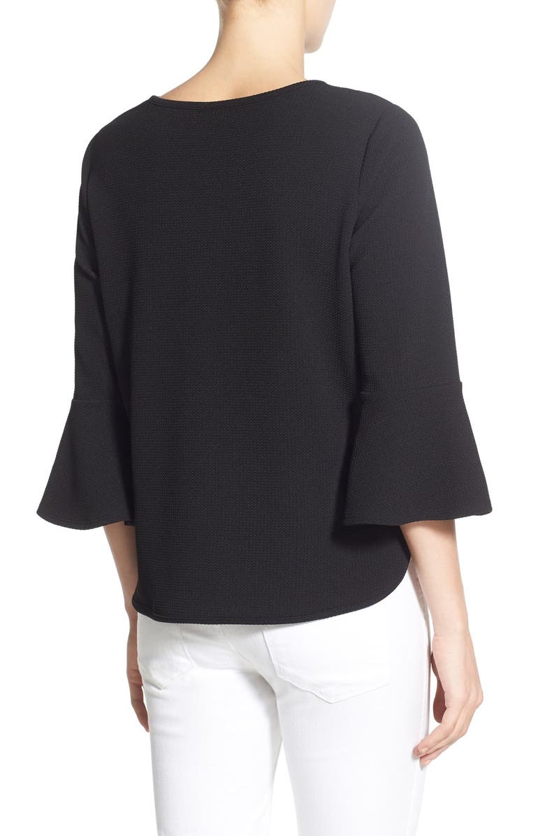 Bobeau Bell Sleeve Top, Alternate, color, 
