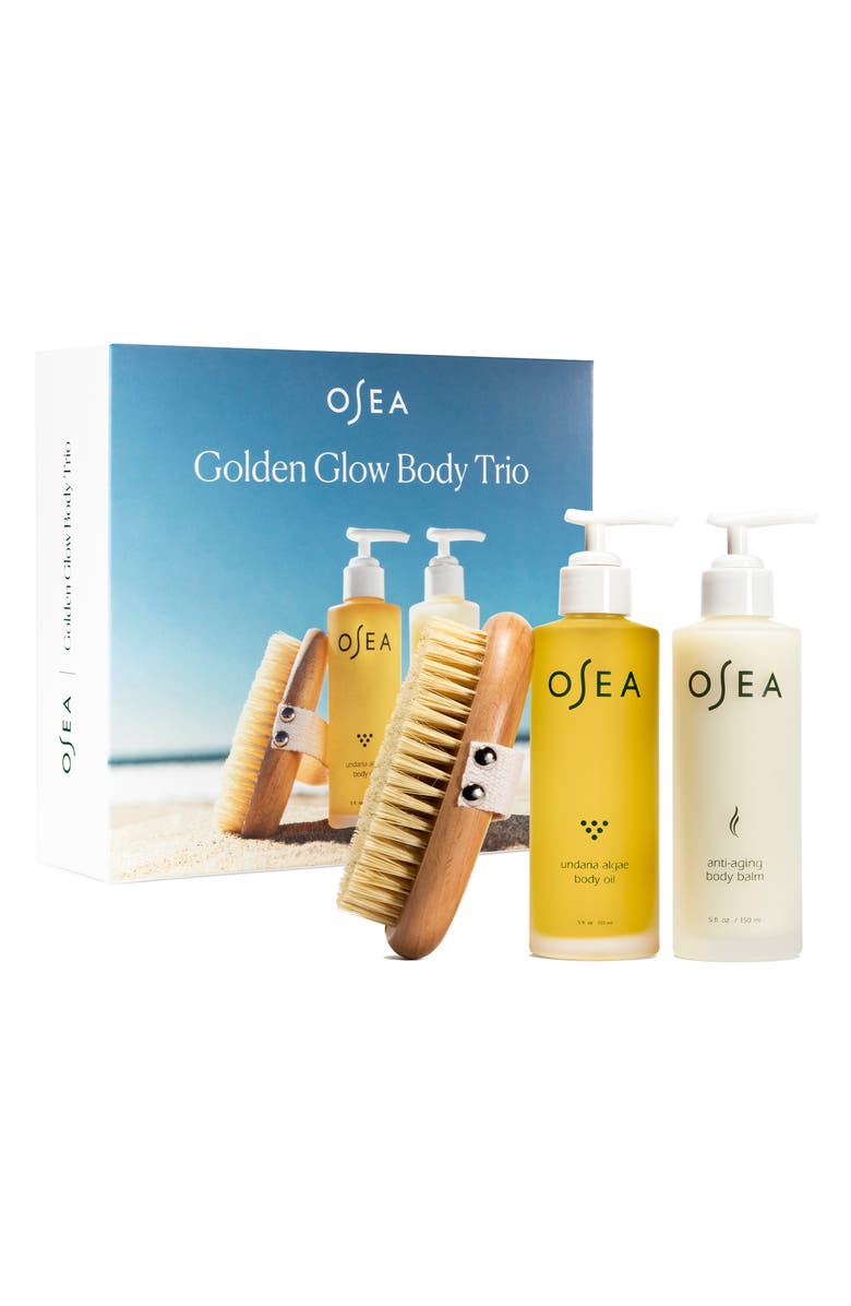 OSEA Golden Glow Body Trio Set (Limited Edition) USD $134 Value, Main, color,