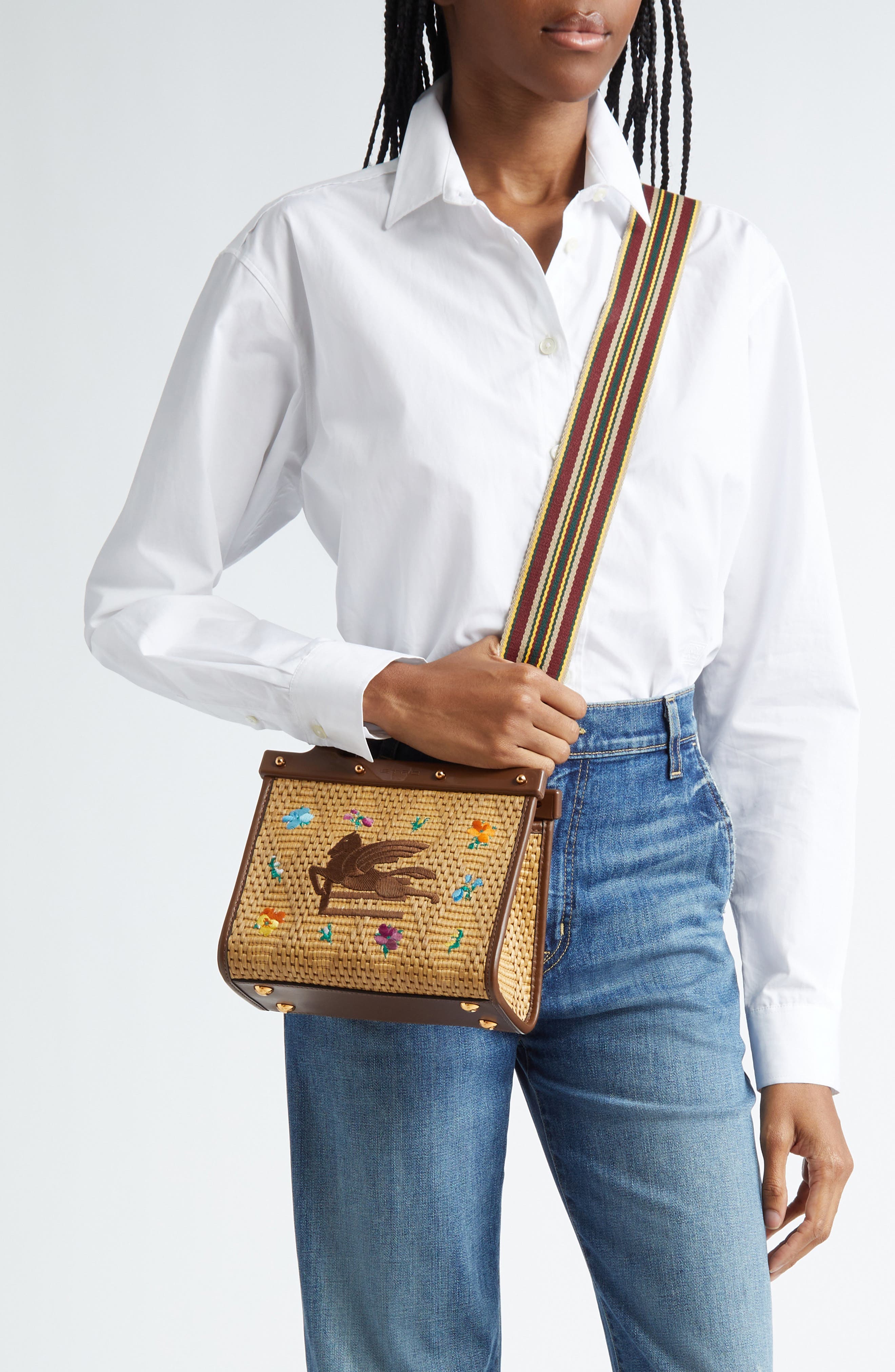 Etro Small Love Trotter Shopper, Alternate, color, 