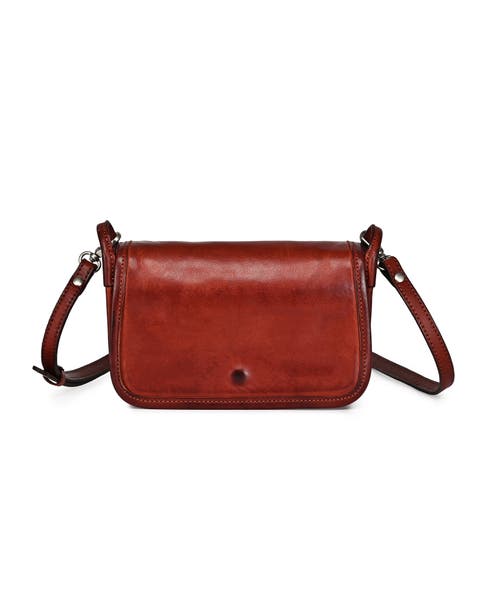 Pansy Genuine Leather Slim Everyday Mini Crossbody