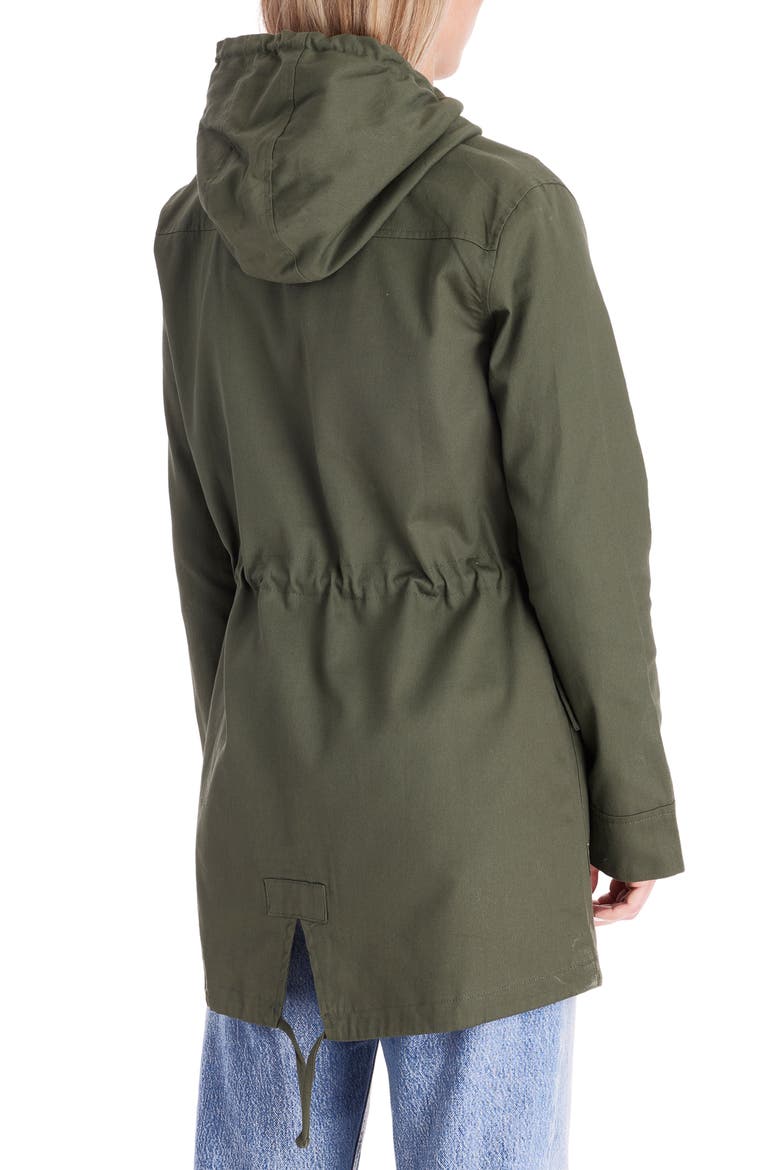 Convertible Military 3-in-1 Maternity/Nursing Jacket, Alternate, color, KHAKI GREEN