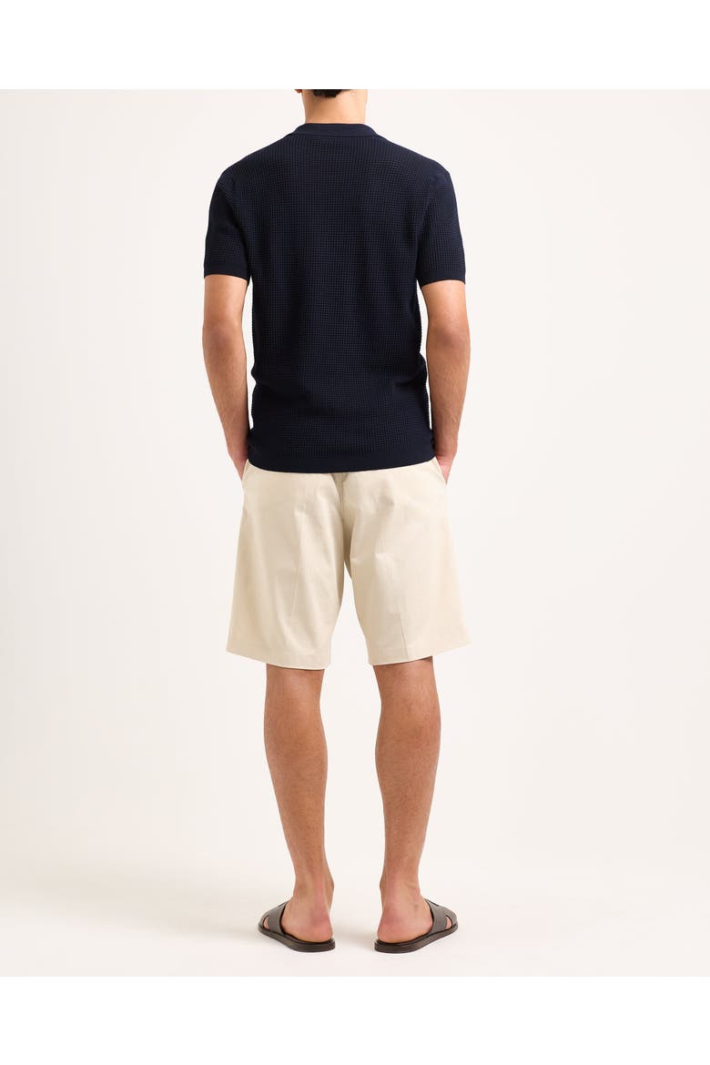 Laurent Tailored-Fit Shorts, Alternate, color, CHAI