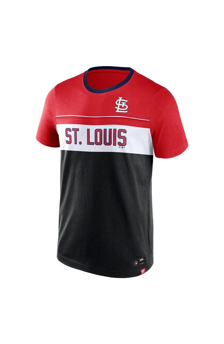 FANATICS Men's Fanatics Branded Black St. Louis Cardinals Claim The Win T-Shirt, Alternate, color,