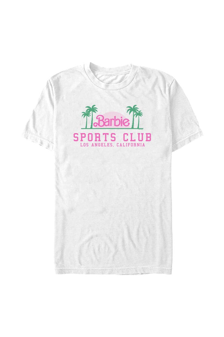 Men's Sports Club Logo T-Shirt, Main, color, White