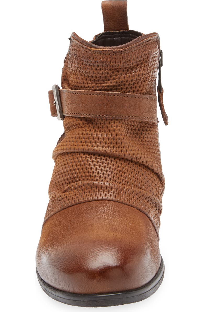 Miz Mooz Suzy Scrunch Leather Boot, Alternate, color, Hazelnut
