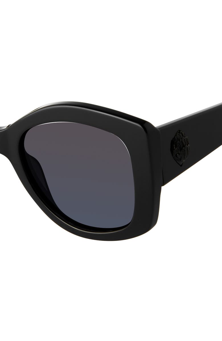 Kurt Geiger London 53mm Gradient Polarized Cat Eye Sunglasses, Alternate, color, 