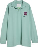 CONNER IVES Neon Organic Cotton Rugby Shirt