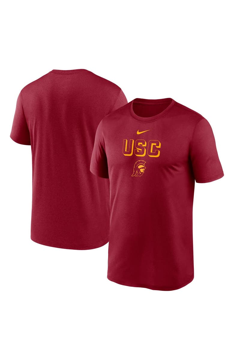 Nike Men's Nike Cardinal USC Trojans 2025 Sideline Legend Performance T-Shirt, Main, color, 