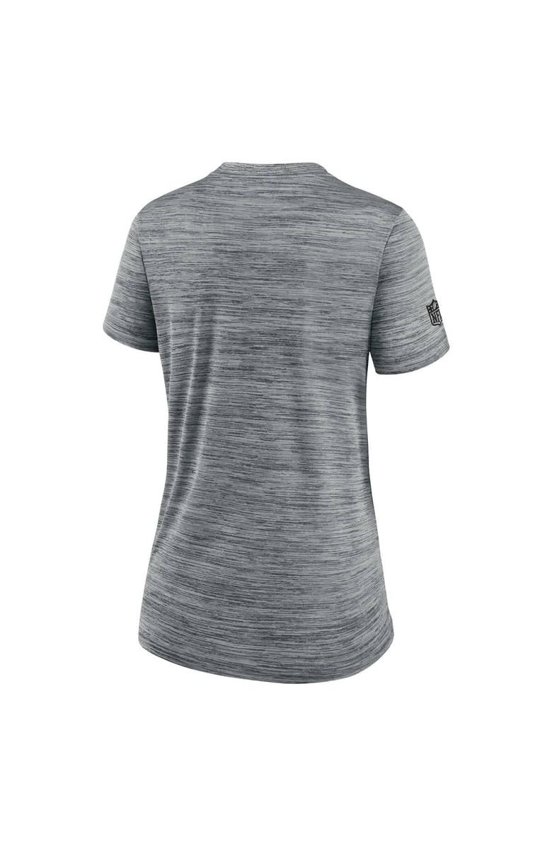 Nike Women's Nike Gray Pittsburgh Steelers Sideline Velocity Dri-FIT T-Shirt, Alternate, color, Gray