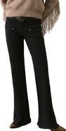 MANGO TEEN Low Rise Stud Flare Jeans